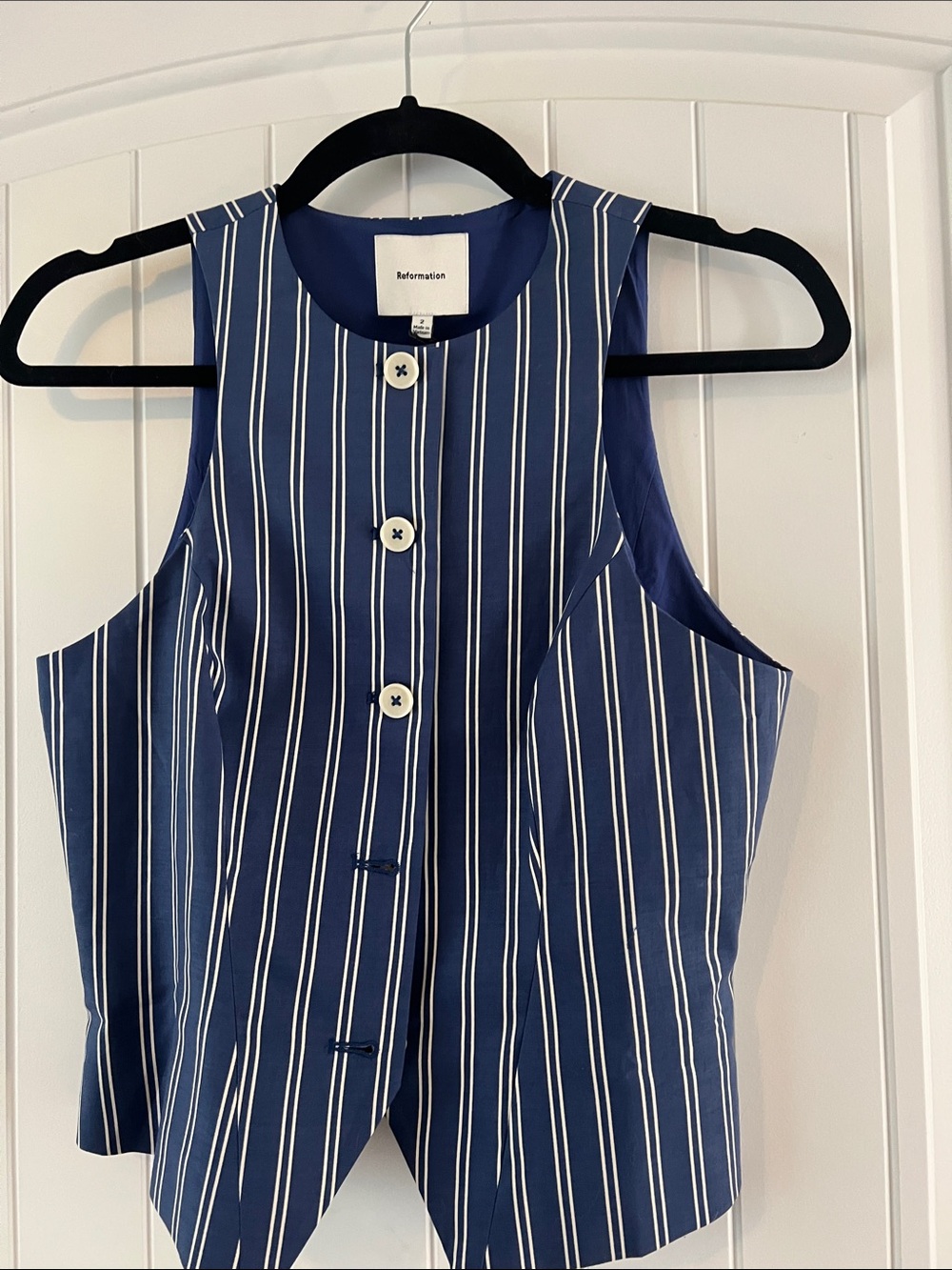 Striped Reformation Rory Vest - Picture 8 of 8